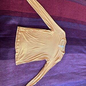 Yellow Long Sleeve Top